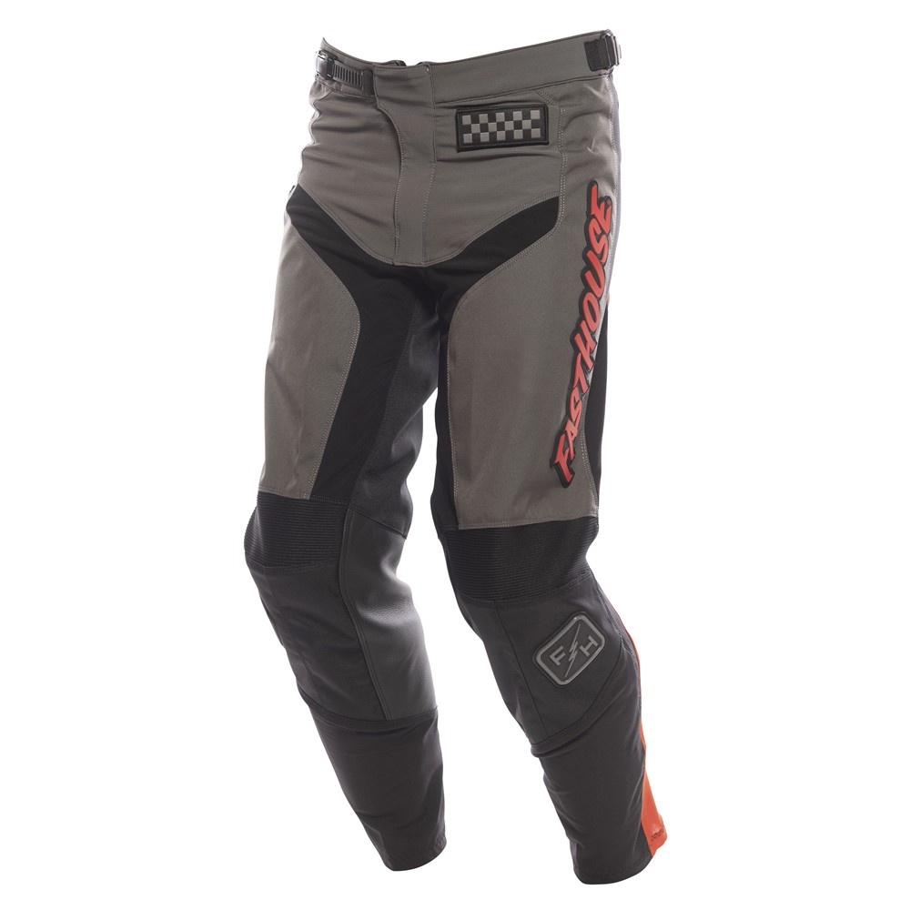 Fasthouse Grindhouse Motocross Pant Gray/Red