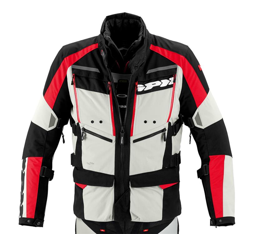 Spidi 4 Season Road Jacket Black/Red/White