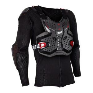 Leatt 3.5 Junior Body Protector - Black / Red - Image 2
