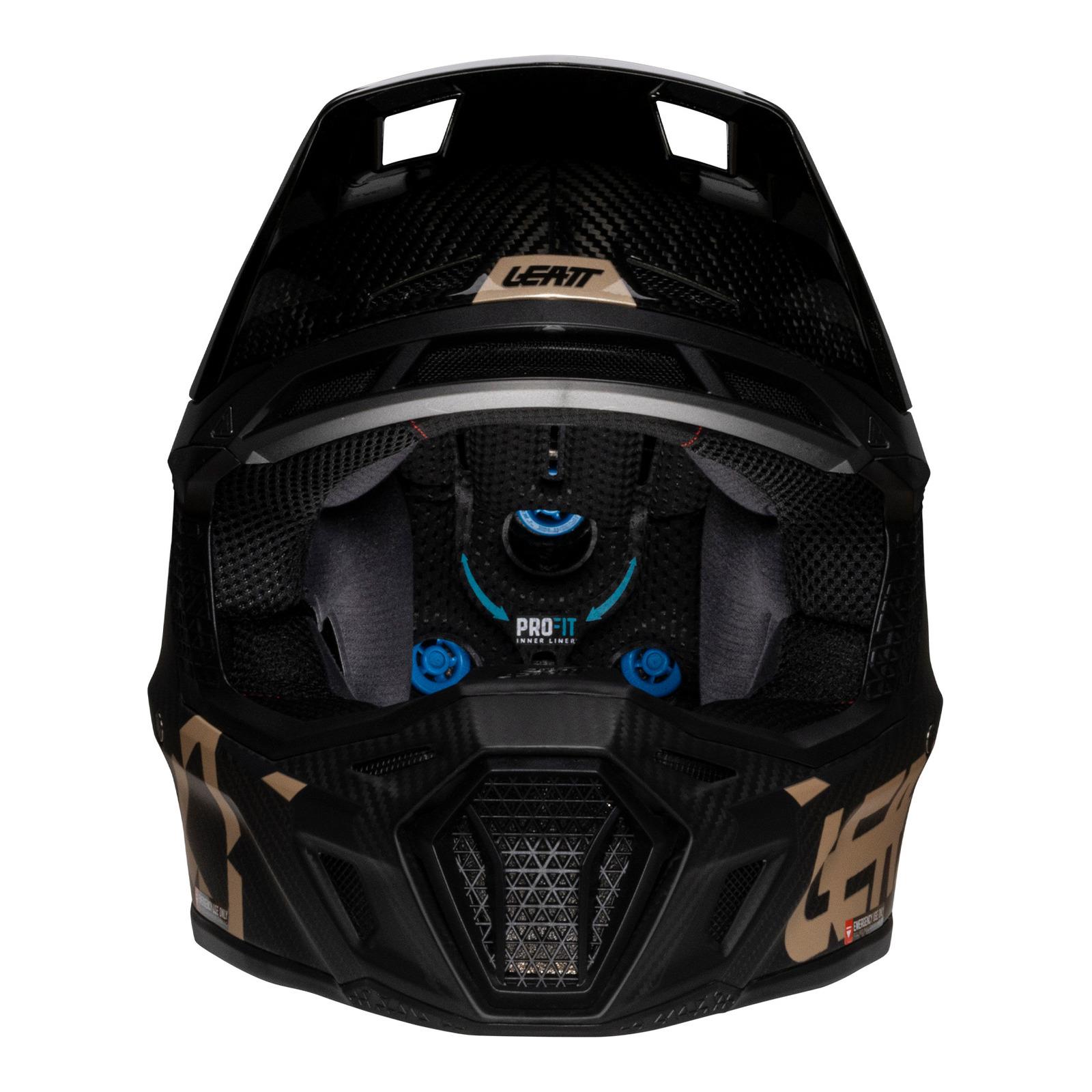 Leatt 9.5 Motocross Helmet Kit Carbon - Image 6