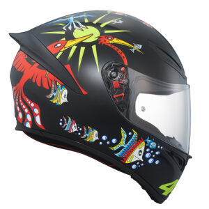 AGV K1 Road Helmet Zoo Matte Black - Image 2