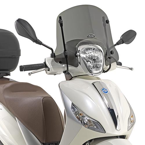 GIVI SCREEN PIAGGIO MEDLEY 125-150 '16-> SMOKE 22x44cm (NEED A5606A)