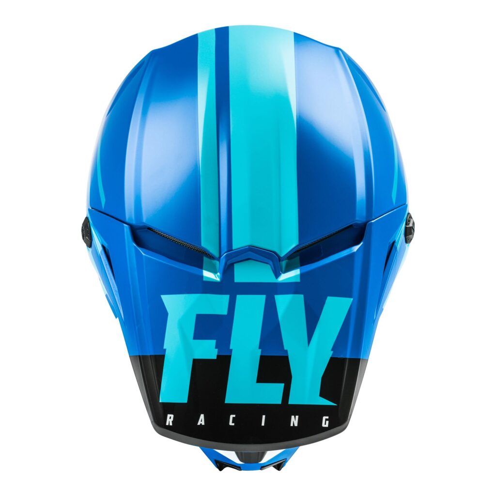 Fly Kinetic Thrive Motocross Helmet Blue/White