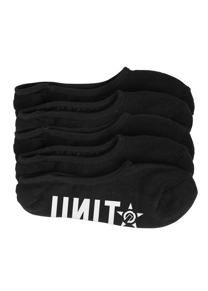 Unit Crank Invisible Socks Black