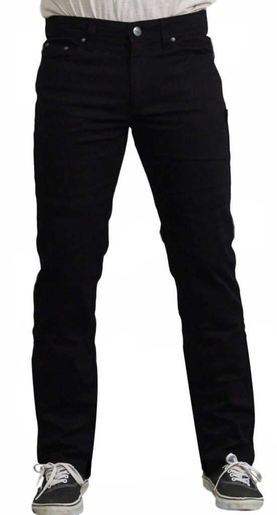 Resurgence New Wave Single Layer Slim Jeans Black Short Leg