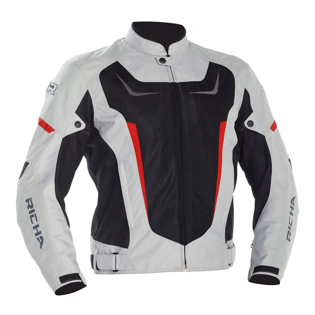 RICHA Airstrike 2 Textile Jacket Grey/Black/Red