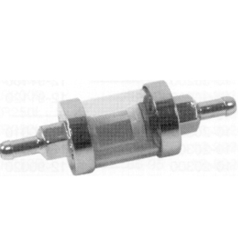 Fuel Filter Glass 1/4" Hose