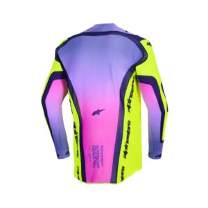 Alpinestars Supertech Vista Motocross Jersey Yellow/Purple/Black - Image 2