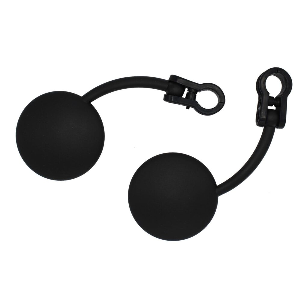 WHITES MIRROR UNIVERSAL FOLDING ENDURO 7/8" BLK (PR)
