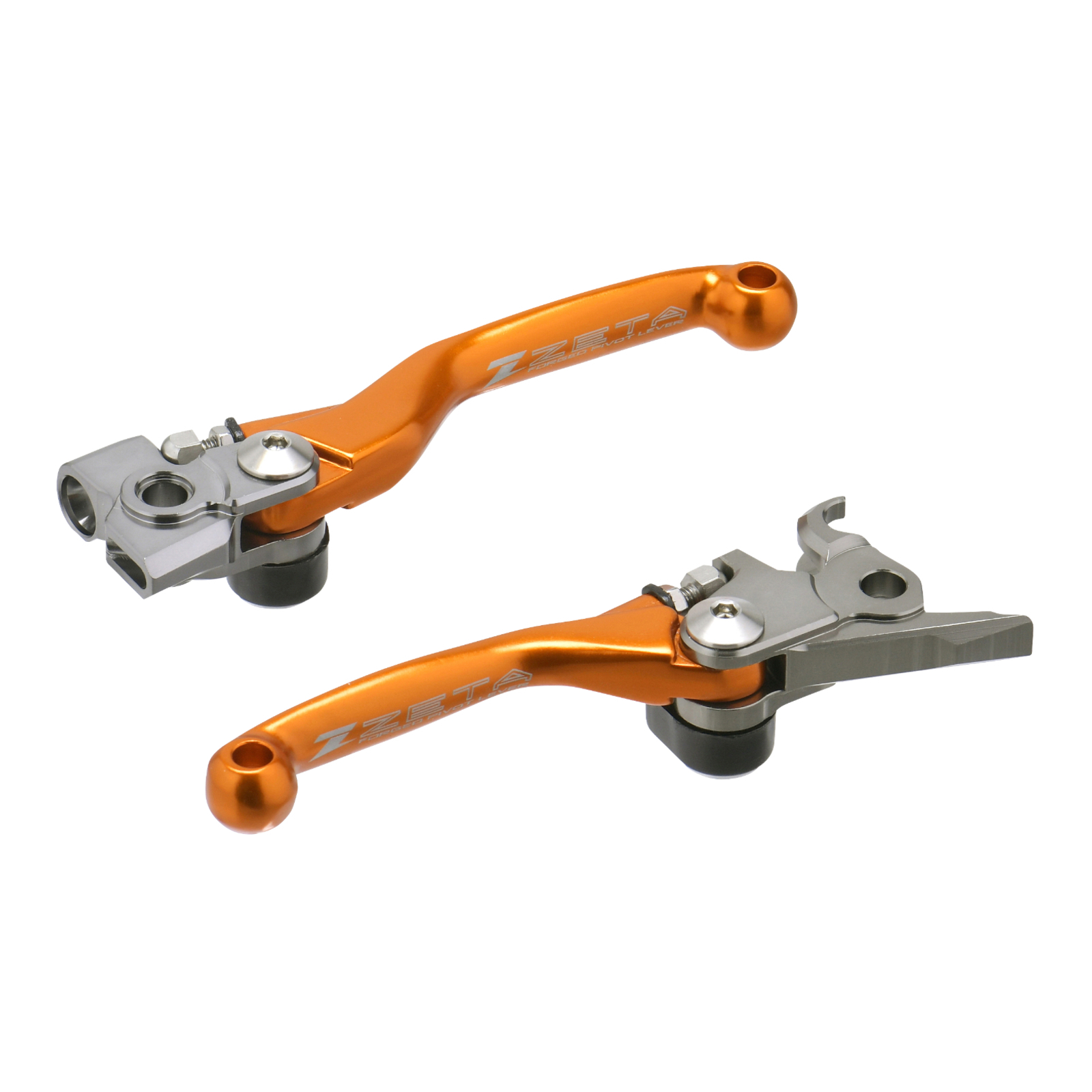 Zeta Pivot Lever Set FP Brembo / KTM Husqvarna - Orange - Image 3
