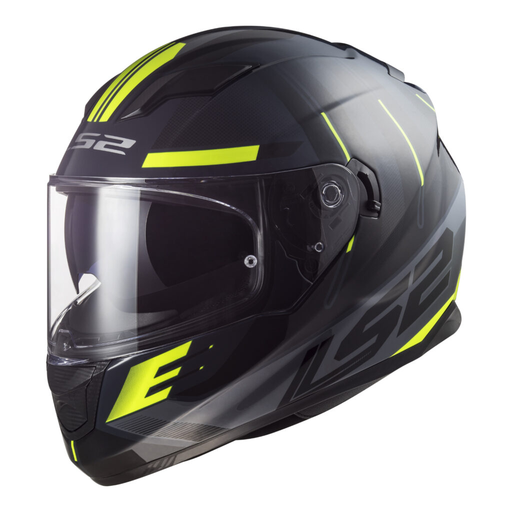 LS2 FF320 Stream Evo Shadow Road Helmet Silver / Hi Vis Yellow