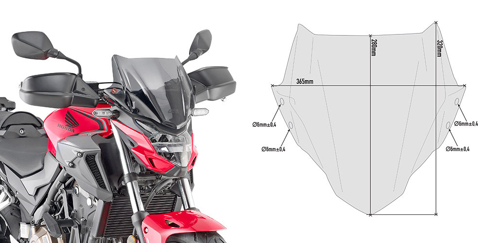 Givi Kit To Fit 1176A CF MOTO 650NK '21