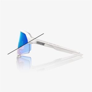 100% S3 Limited Edition Bastille Pearl White Glitter Sunglasses Blue Mirror Photochromic Lens - Image 3
