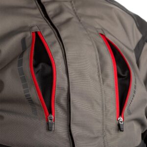 Jacket RST Atlas Textile Grey/Red - Image 4