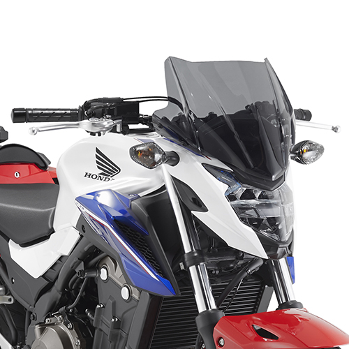 GIVI SCREEN HONDA CB 500 F '16-'18 SMOKED 28x36.5cm
