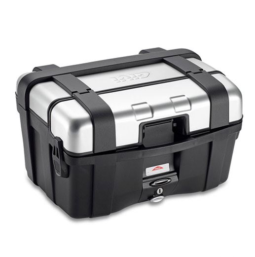 Givi Monokey Trekker Top Box / Pannier Silver 46lt