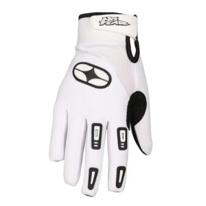 No Fear Formula Motocross Gloves White - Image 1