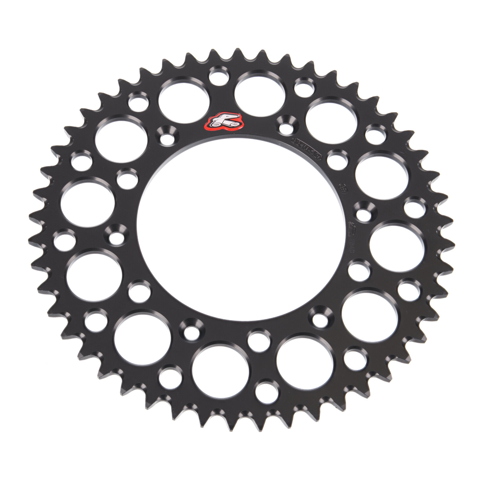 Renthal Sprocket Rear Black 49T Alloy 7075 T6 Grooved - Image 2