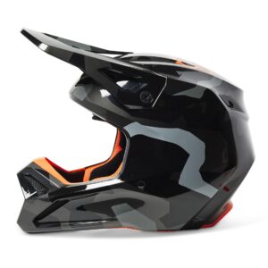 Fox V1 BNKR MIPS ECE Motocross Helmet Youth Grey Camo - Image 3