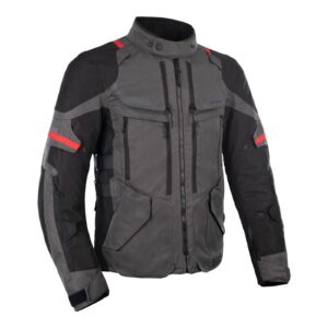 Oxford Rockland MS Road Jacket Charcoal Black / Red - Image 3