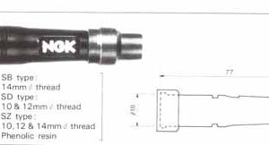 NGK plug Cap TB05EMA black    8636                         [AC] - Image 7