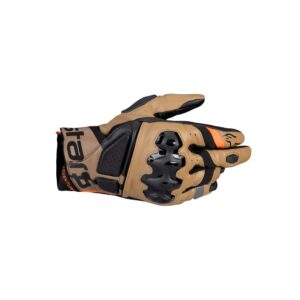 Alpinestars Belize Drystar v3 Road Gloves Black/Gobi/Brown Sand - Image 1