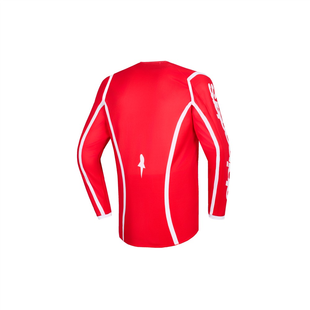 Alpinestars Fluid Apex Motocross Jersey Youth Red/White