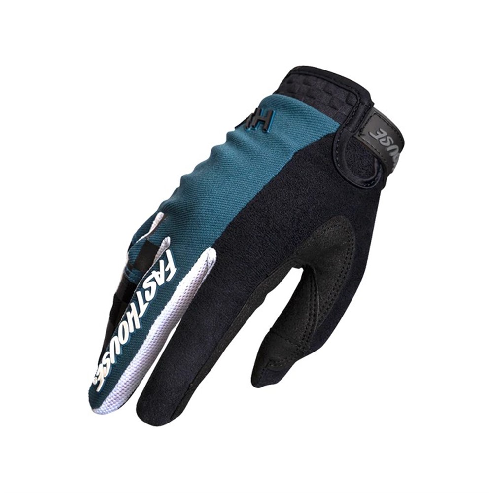 Fasthouse Youth Speed Style Ridgeline Motocross Gloves Indigo/Black