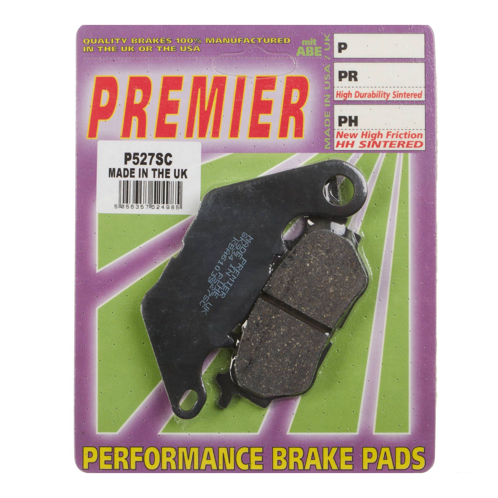 PREMIER BRAKE PADS P527SC - YAM - Image 1
