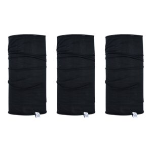 OXford Comfy Neck Tube Black/Black 3 Pack - Image 1