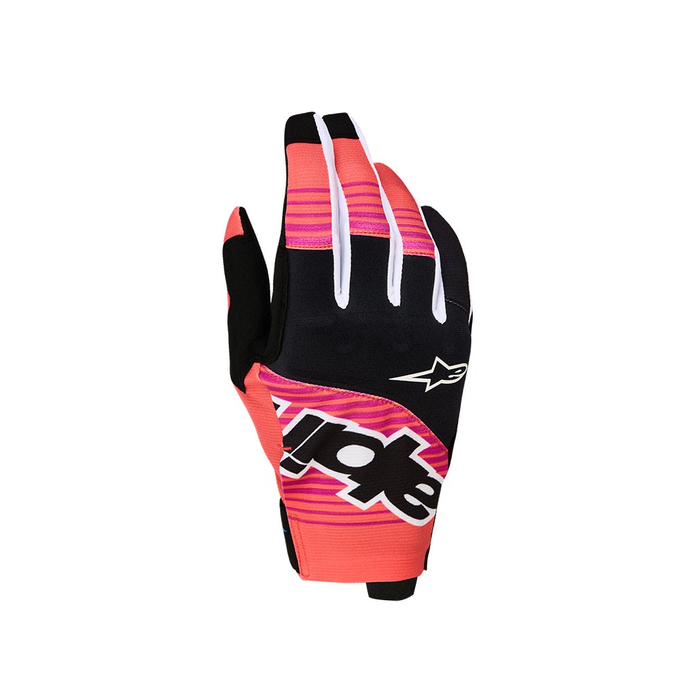 Alpinestars Techstar Motocross Gloves Hot Coral/Black/Fuchsia