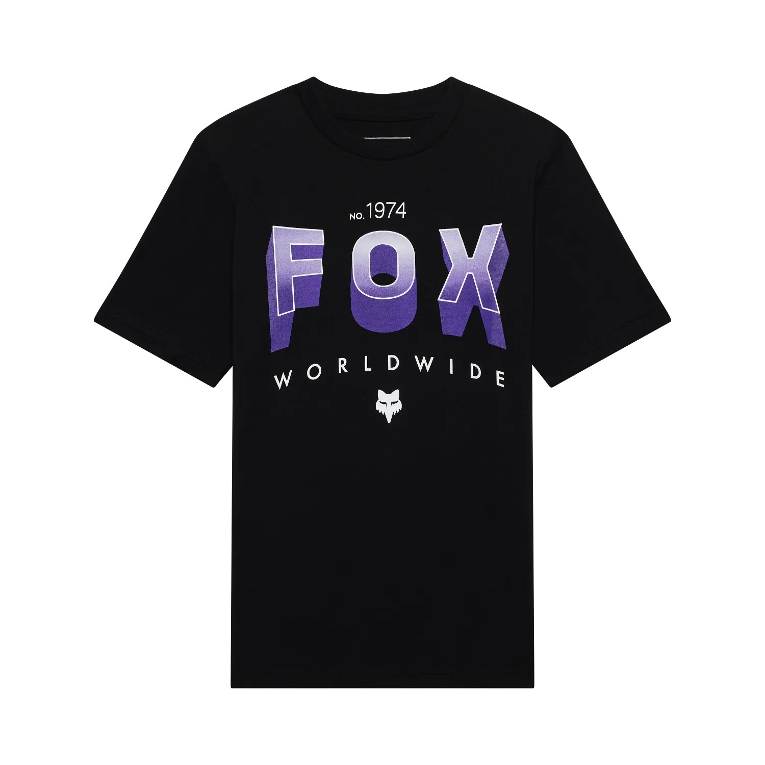 Fox  Block Tee Youth Black - Image 1