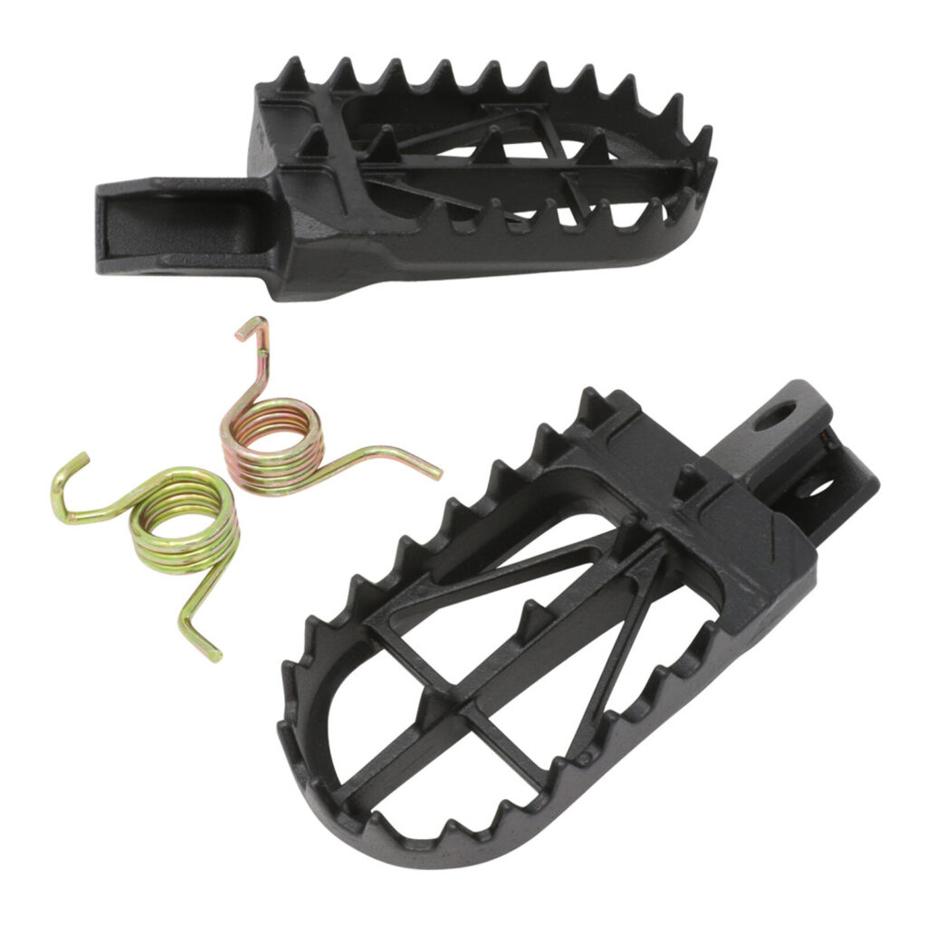 Zeta Wide Foot Pegs - CRMO - Mid XR250/Motard/Bajaj, XR250R/400R