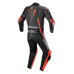 Alpinestars Fusion 1Pc Leather Suit Black/Red Fluoro - Image 2