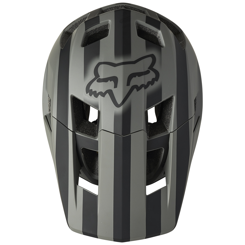 Fox Dropframe Pro Two Tone Black Bike Helmet