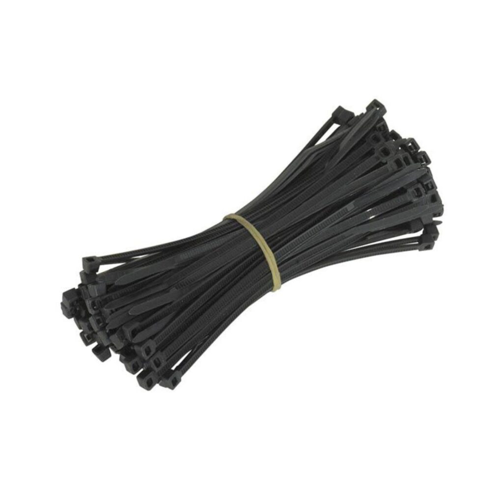 WHITES CABLE TIES 100 X 2.5 mm 100pcs/BAG WHITE