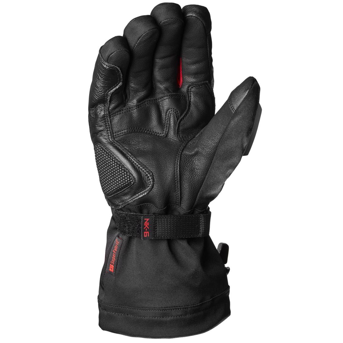 Spidi NK6 Winter Waterproof Leather Road Gloves Black - Image 3