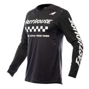 Fasthouse Elrod Motocross Jersey Black - Image 1