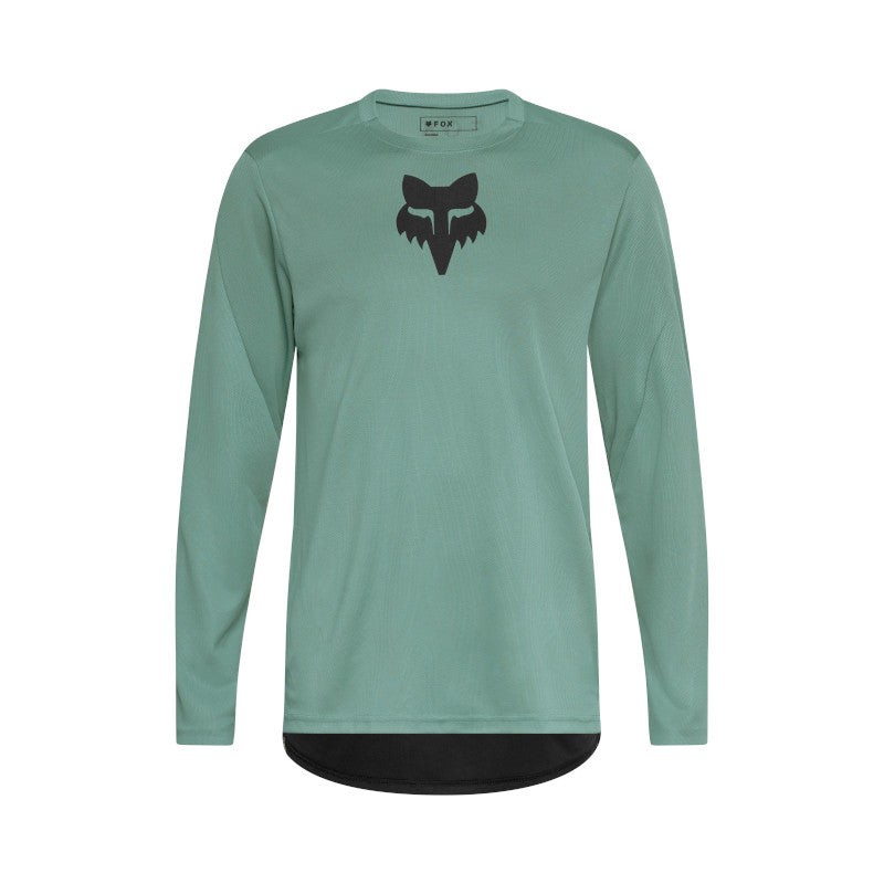 Fox Ranger LS Jersey Fox Head Pine Green