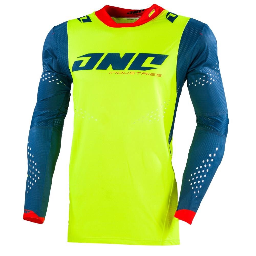 One Industries X197 Motocross Jersey Youth Neon Navy