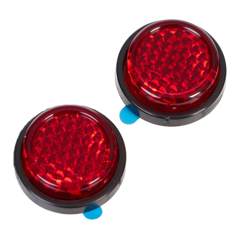 WHITES REFLECTORS - ROUND - 22MM - PAIR