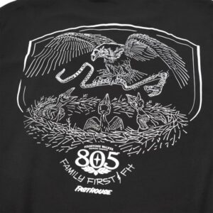 Fasthouse 805 Family First Long Sleeve Tee - Black - Image 2