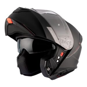 MT Genesis SV Flip Front Helmet Matte Black - Image 4
