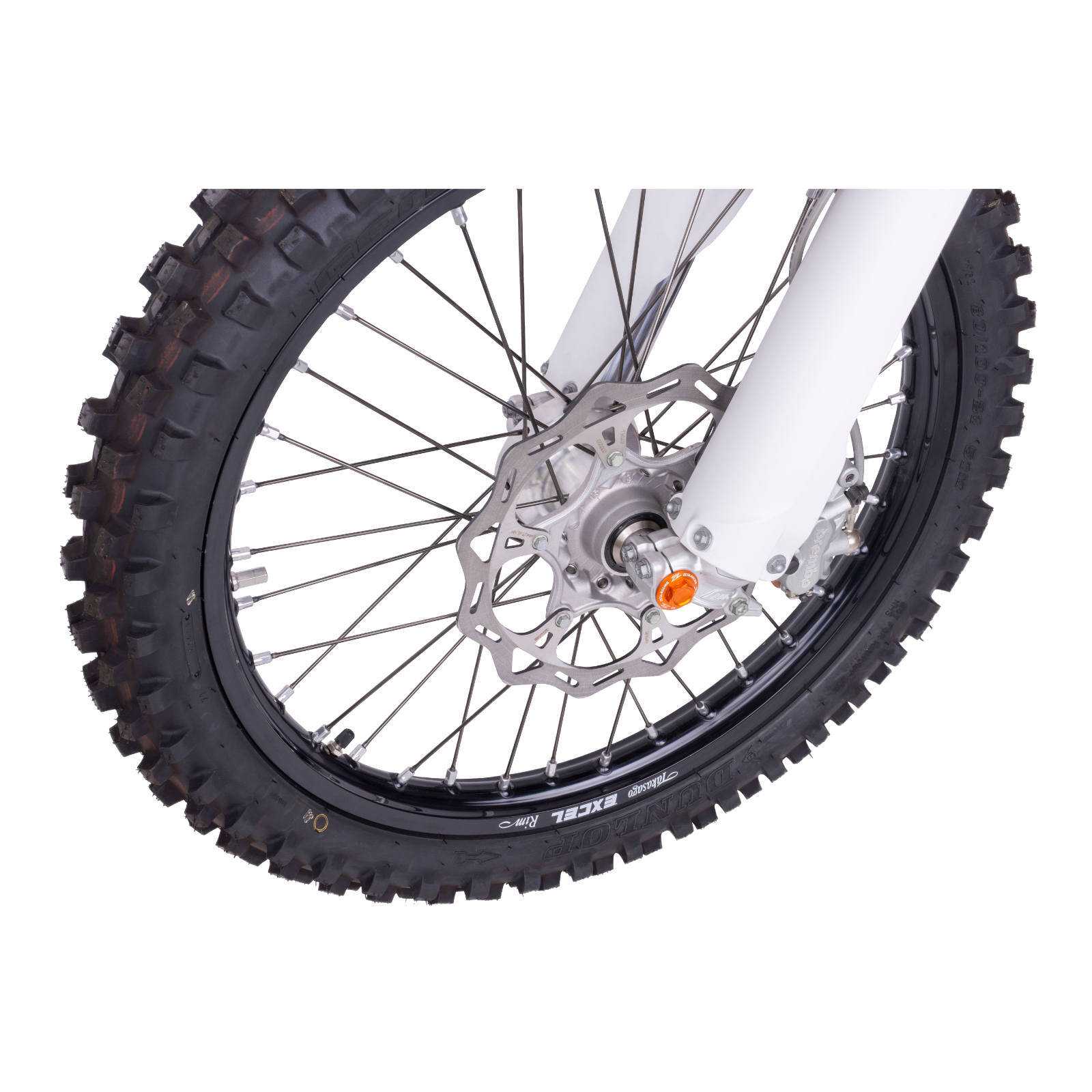 Zeta Axle Stop Bolt M20X19-P1.5 H21 - Orange - Image 2