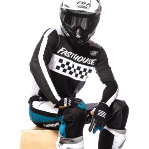 Fasthouse Grindhouse Waypoint Motocross Jersey Black/White - Image 6