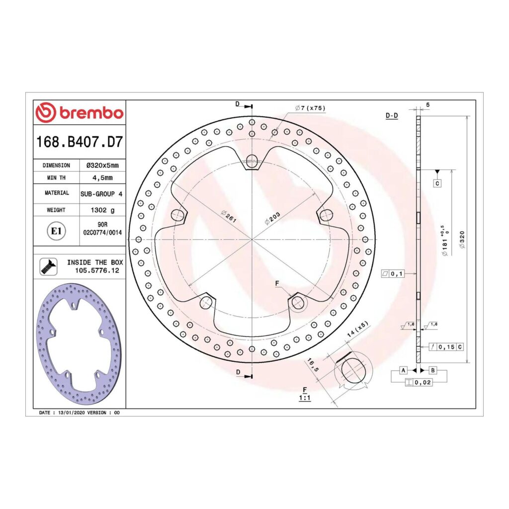 Brembo Brake Disc - BMW 1150