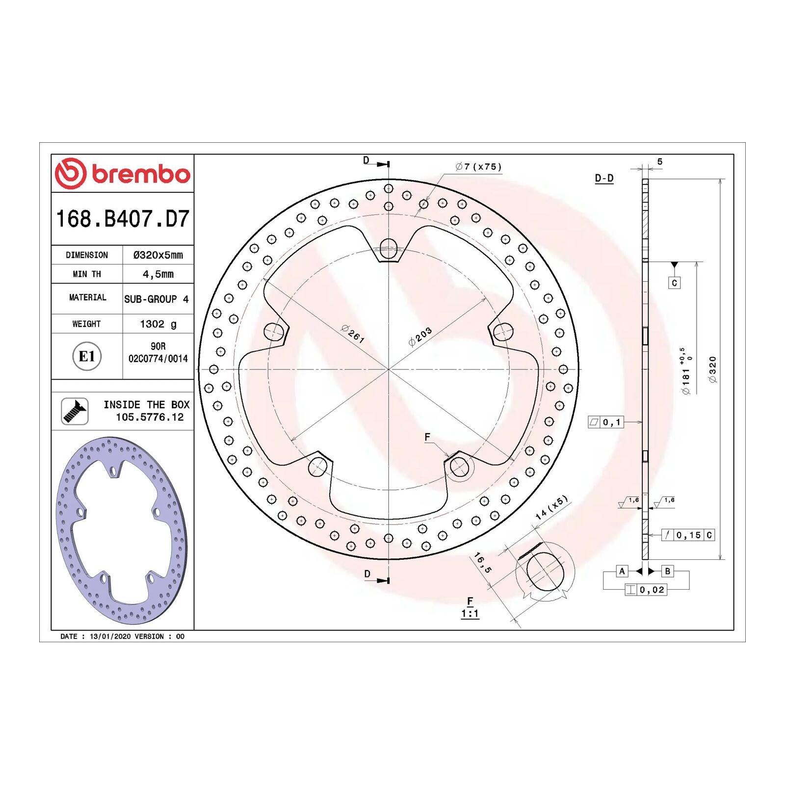 Brembo Brake Disc - BMW 1150 - Image 2