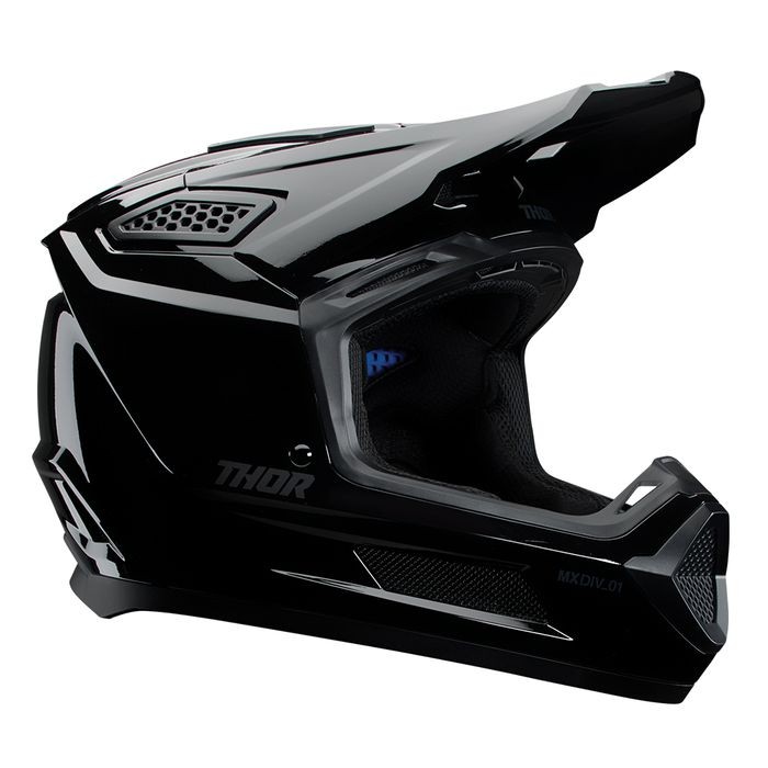 Thor Fleet Motocross Helmet Blackout Gloss Black