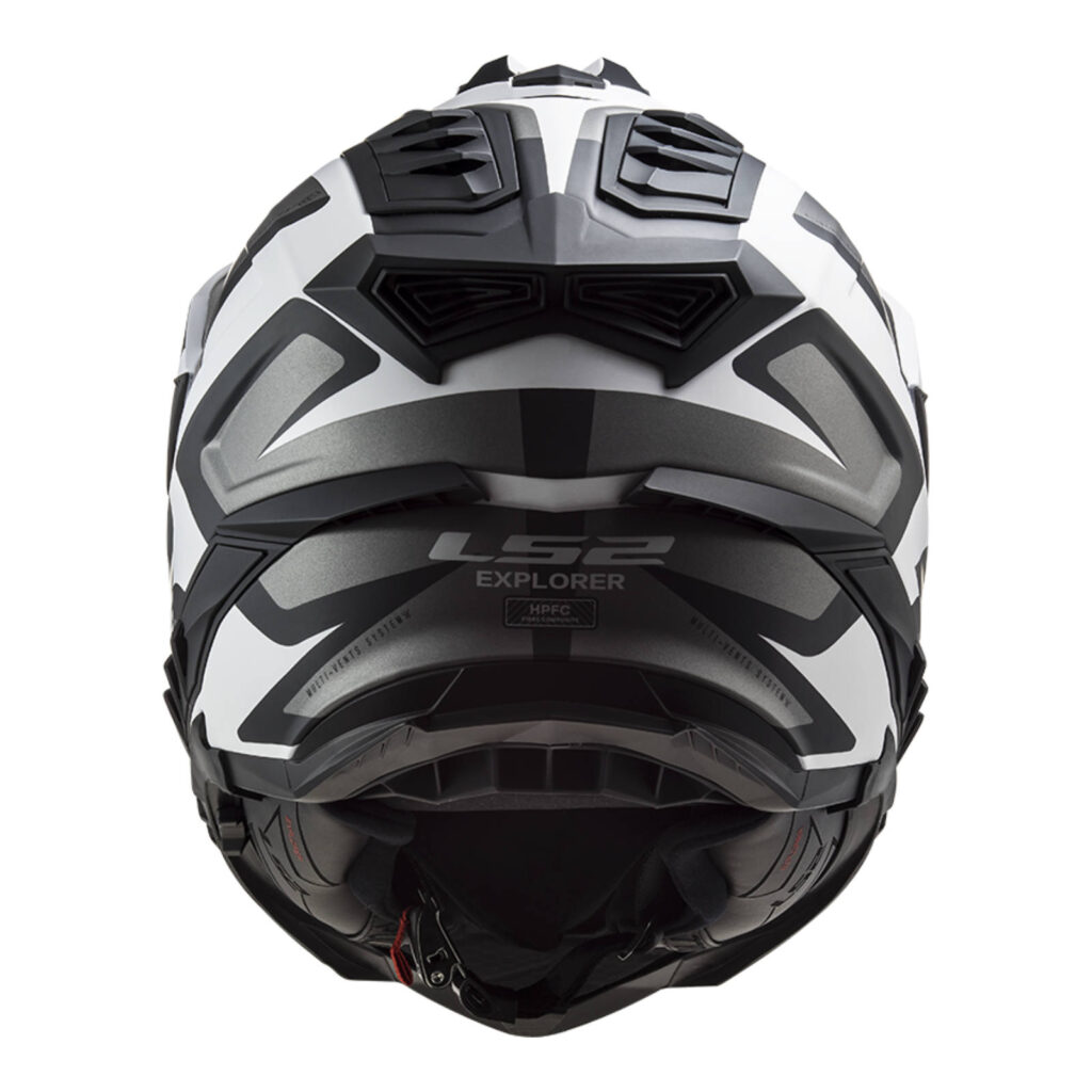 LS2 MX701 Explorer HPFC Adventure Helmet Alter - Matte Black / White