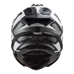 LS2 MX701 Explorer HPFC Adventure Helmet Alter - Matte Black / White - Image 2
